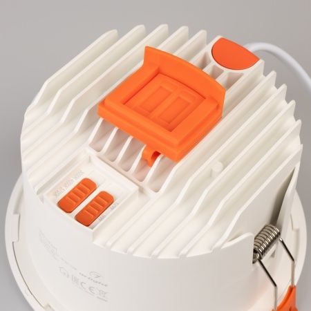 Светильник MS-ALORA-BUILT-R140-12W Day4000-MIX (WH, 40 deg, TRIAC) (Arlight, IP54 Пластик, 3 года)