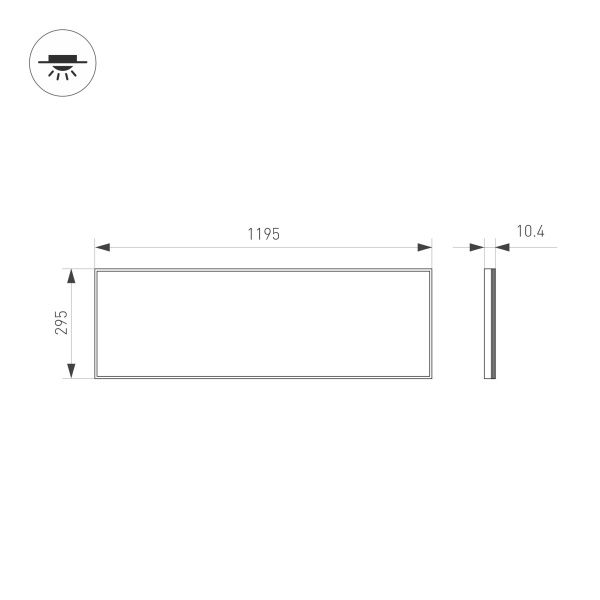 Панель IM-S300x1200-40W White6000 (WH, 120 deg, 230V) (Arlight, IP40 Металл, 3 года) Панель IM-S300x1200-40W White6000 (WH, 120 deg, 230V) (Arlight, IP40 Металл, 3 года)
