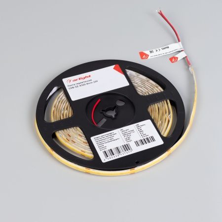 Лента герметичная COB-SE-X320-8mm 24V Warm2700 (8 W/m, IP65, 5m) (Arlight, -)