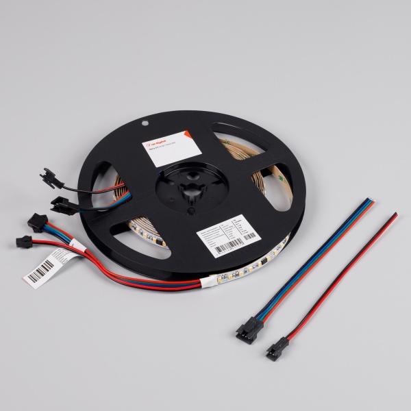 Лента SPI-A120-10mm 24V Warm3000-PX6-BPT (11 W/m, IP20, 2835, 5m) (Arlight, бегущий огонь)