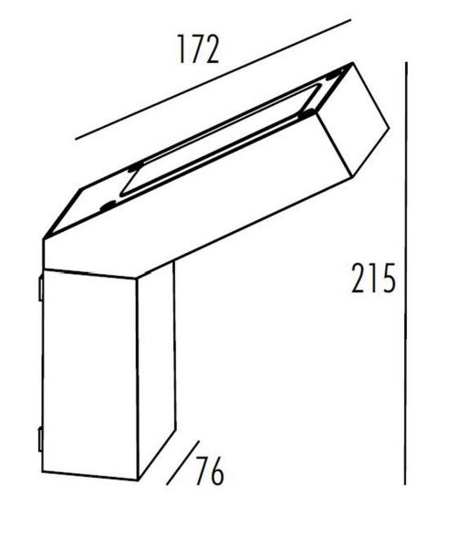 Настенный светильник OASIS LIGHT, Черный, Модерн, W2999 Bl Настенный светильник OASIS LIGHT, Черный, Модерн, W2999 Bl
