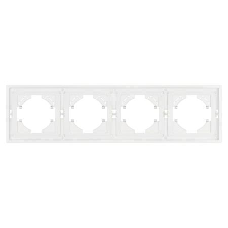 Рамка пластиковая FRM-TENDO-SFPL-4-WH (Arlight, -)