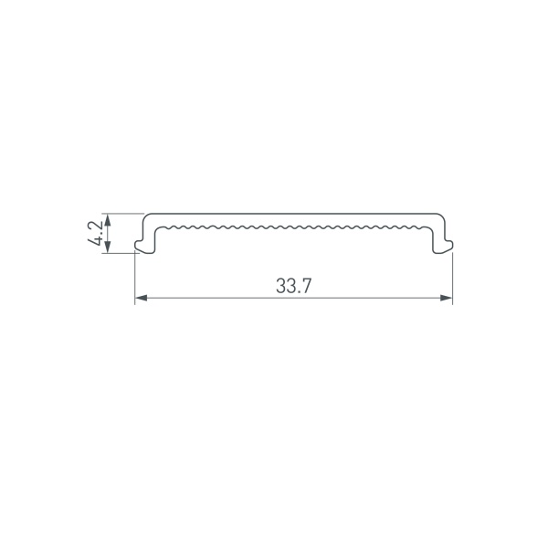 Экран ARH-POWER-W35(F)-2000 Clear-PM (Arlight, Пластик)