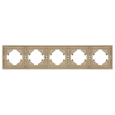 Рамка пластиковая FRM-TENDO-SFPL-5-GD (Arlight, -)