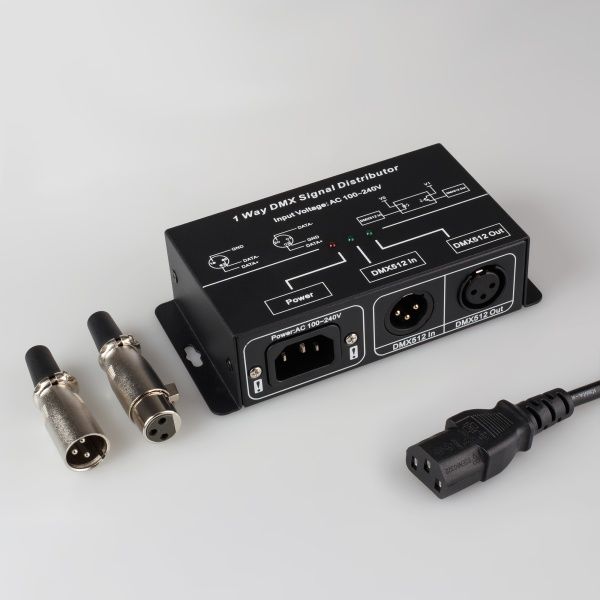 Усилитель DMX-сигнала LN-DMX-1CH (220V) (Arlight, IP20 Металл, 1 год) Усилитель DMX-сигнала LN-DMX-1CH (220V) (Arlight, IP20 Металл, 1 год)