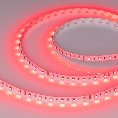 Лента MINI-F60-10mm 24V RGB (14.4 W/m, IP20, 3535, 5m) (Arlight, Открытый)