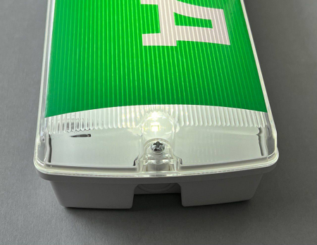 Светильник "Световой указатель", WC2500 Е-07, 220V 4W  IP65, корпус белый