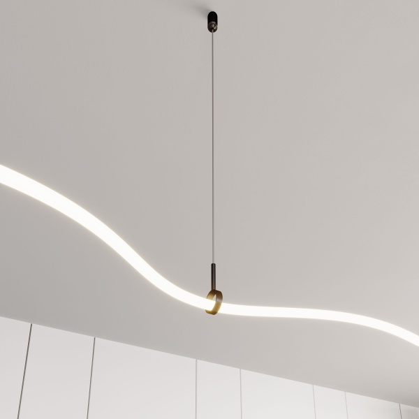 Держатель трека ART-APRIORI-HOLDER-HANG-TUBE-L1500 (BK) (Arlight, IP20 Металл, 3 года)
