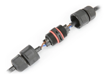 Герметичный соединитель «Двойник» с винтовым монтажом проводов (артикул WPI-03)