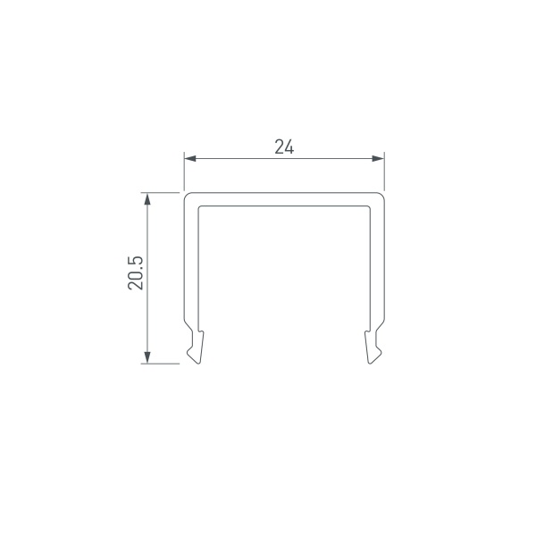Экран G-K MAT-L для PLS-GIP, LOCK (Arlight, Пластик) Экран G-K MAT-L для PLS-GIP, LOCK (Arlight, Пластик)