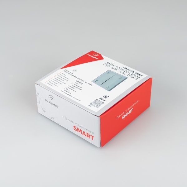 Панель SMART-P36-DIM-IN White (230V, 1.2A, TRIAC, Sens, 2.4G) (Arlight, IP20 Пластик, 5 лет) Панель SMART-P36-DIM-IN White (230V, 1.2A, TRIAC, Sens, 2.4G) (Arlight, IP20 Пластик, 5 лет)