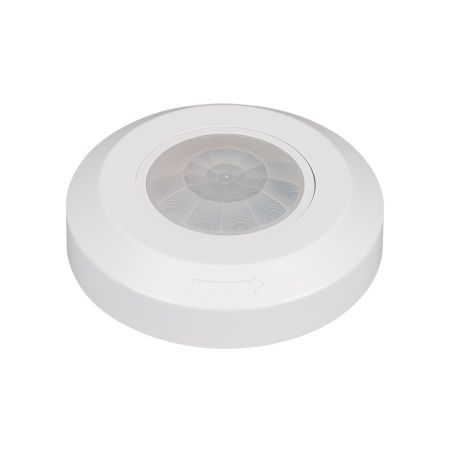 Датчик движения PRIME-PIR-SURFACE-R76-200W-WH (230V, 0.87A, SLIM) (Arlight, IP20 Пластик, 5 лет)