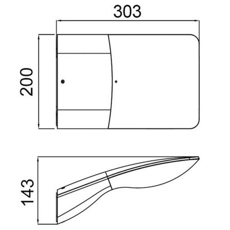 Настенный светильник Lutec, Темно-серый, Модерн, W1895-3K Gr