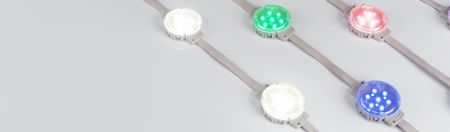 Модуль управляемый DMX-F10-D50 24V RGBW (2W, IP68, 120 deg) (Arlight, Пластик, 3 года)