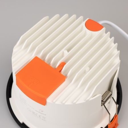 Светильник MS-ALORA-BUILT-R140-12W Day4000-MIX (BK, 40 deg, TRIAC) (Arlight, IP54 Пластик, 3 года)