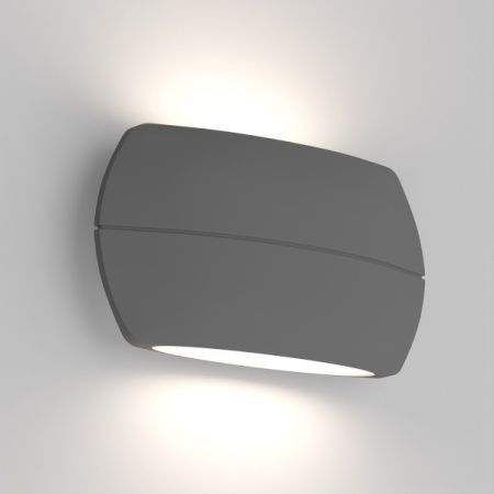 Светильник SP-WALL-VASE-S200x110-2x6W Warm3000 (GR, 120 deg, 230V) (Arlight, IP54 Металл, 3 года)