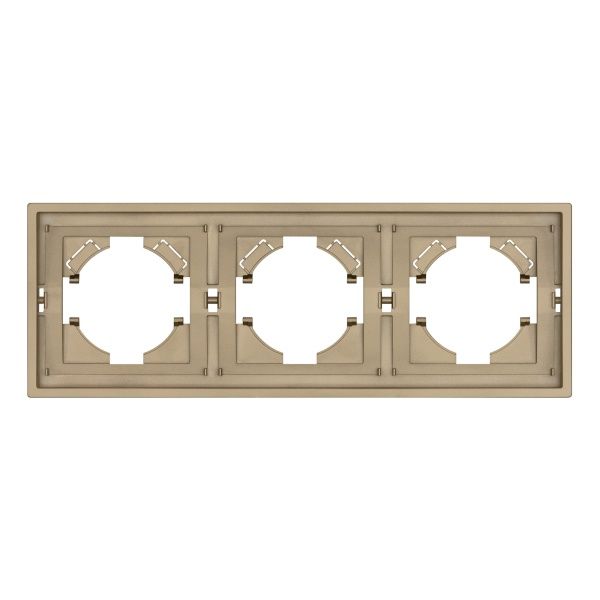 Рамка пластиковая FRM-TENDO-SFPL-3-GD (Arlight, -)