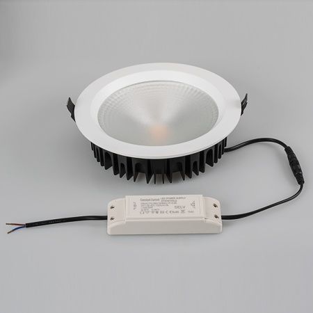 Светодиодный светильник LTD-220WH-FROST-30W Day White 110deg (Arlight, IP44 Металл, 3 года)