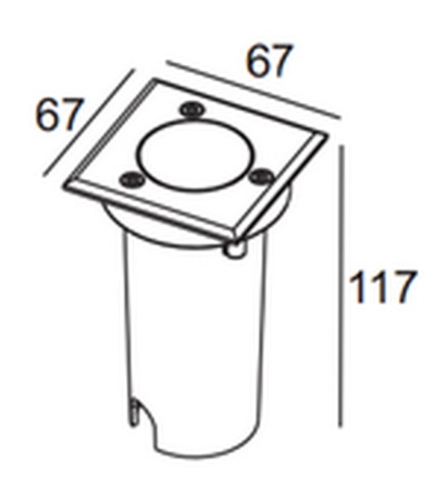 Встраиваемый светильник YAOHUA LUX, 77278 SS Встраиваемый светильник YAOHUA LUX, 77278 SS