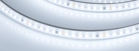 Лента герметичная SPI-PS-A120-12mm 24V White6000-PX6-BPT (11 W/m, IP67, 2835, 5m) (Arlight, бегущий огонь)