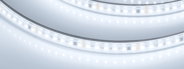 Лента герметичная SPI-PS-A120-12mm 24V White6000-PX6-BPT (11 W/m, IP67, 2835, 5m) (Arlight, бегущий огонь)