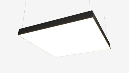 Подвесной светильник квадрат черный  SILED CUADRA  400х400х100 (25 Вт)