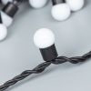 Светодиодная гирлянда ARD-BALL-CLASSIC-D17.5-10000-BLACK-100LED RGB (230V, 7W) (Ardecoled, IP65)