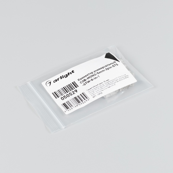 Коннектор универсальный COB-MONO-5mm-2pin-STS-STW-8-in-1 (Arlight, IP20 Пластик) Коннектор универсальный COB-MONO-5mm-2pin-STS-STW-8-in-1 (Arlight, IP20 Пластик)