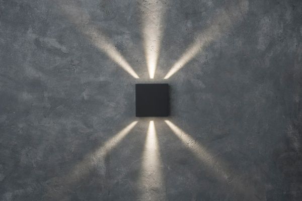 Светильник наcтенный "Фокус", WC2129, LED 10W 4000К IP54, черный Светильник наcтенный "Фокус", WC2129, LED 10W 4000К IP54, черный