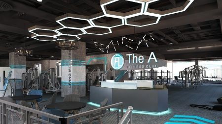 Светильник шестиугольник подвесной белый SILED HEXAGO-02-PROF 985х855х50х70 (72 Вт)