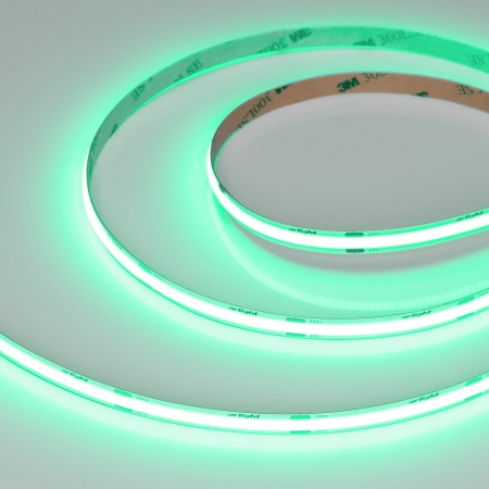 Лента COB-X480-8mm 24V Green (8 W/m, IP20, 5m) (Arlight, -)