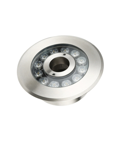 Светильник для фонтанов, UG8212, DC12V  36W(12*3W)  IP68  WH, сатин-никель