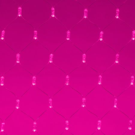 Светодиодная гирлянда ARD-NETLIGHT-CLASSIC-2000x1500-CLEAR-288LED Pink (230V, 18W) (Ardecoled, IP65)