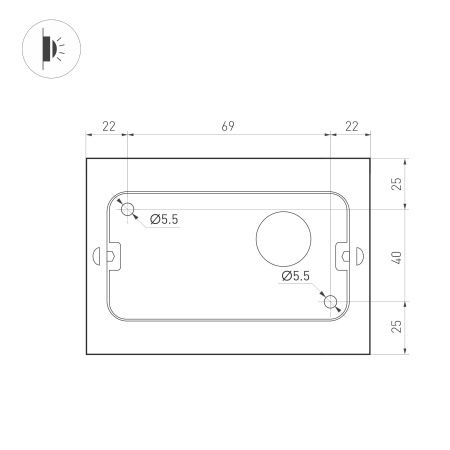 Светильник SP-Wall-110WH-Flat-6W Day White (Arlight, IP54 Металл, 3 года)