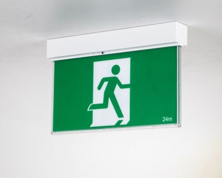 Светильник "Световой указатель", MBD-089N Е-10 Выход/лево, 220V 3W 24LED 6000К, белый