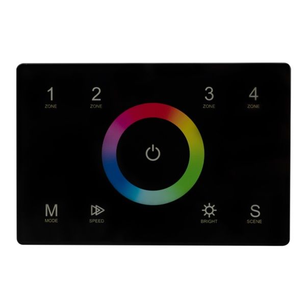 Панель Sens SMART-P83-RGB Black (230V, 4 зоны, 2.4G) (Arlight, IP20 Пластик, 5 лет) Панель Sens SMART-P83-RGB Black (230V, 4 зоны, 2.4G) (Arlight, IP20 Пластик, 5 лет)