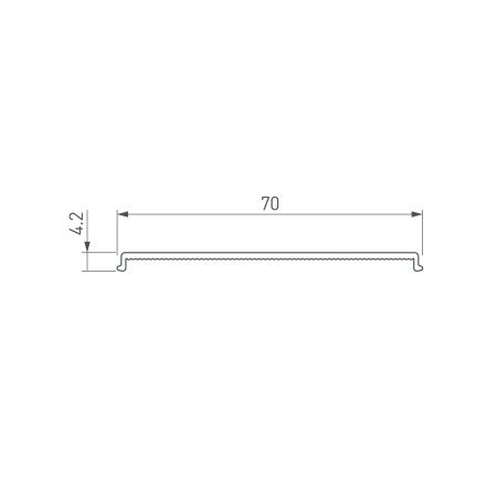 Экран SL-LINE-7532-2000 OPAL (Arlight, Пластик)