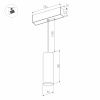 Светильник MAG-SPOT-HANG-45-R50-7W Warm3000 (BK, 24 deg, 24V) (Arlight, IP20 Металл, 3 года)