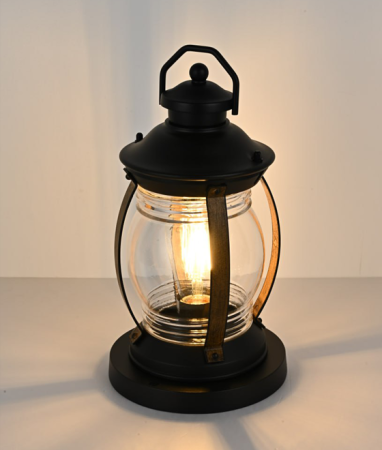 Светильник садово-парковый "Варна", G3963, 1*Е27 60W  IP44, black+ wood