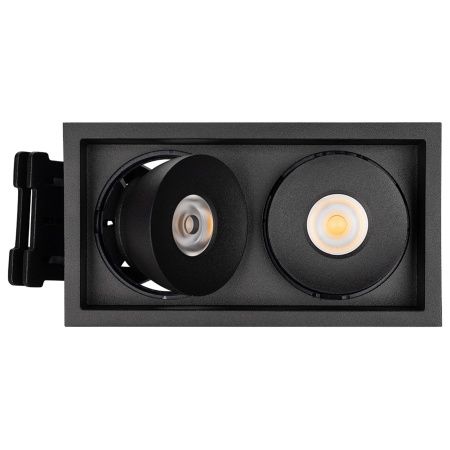 Светильник CL-SIMPLE-S148x80-2x9W Warm3000 (BK, 45 deg) (Arlight, IP20 Металл, 3 года)