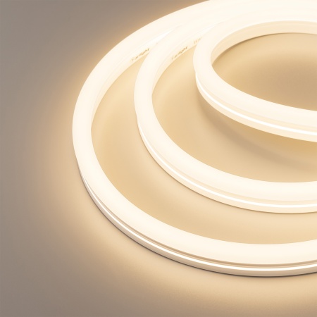 Лента герметичная MOONLIGHT-SIDE-X336-12x24mm 230V Warm3000 (10 W/m, IP65, 50m, wire x1) (Arlight, Вывод прямой, 3 года)