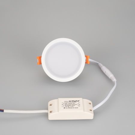 Светодиодная панель LTD-95SOL-10W Warm White (Arlight, IP44 Пластик, 3 года)