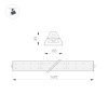 Светильник SP-LAGERN-L1500-250W Day4000 (WH, 50х90 deg, 230V) (Arlight, IP65 Металл, 5 лет)