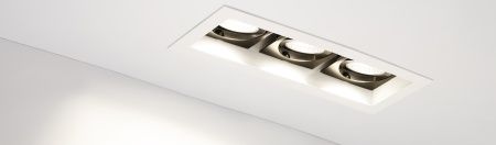 Светильник CL-KARDAN-S180x102-2x9W Day (WH-BK, 38 deg) (Arlight, IP20 Металл, 3 года)