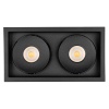 Светильник CL-SNODO-LUM-S148x80-2x9W Warm3000 (BK, 45 deg) (Arlight, IP20 Металл, 3 года)