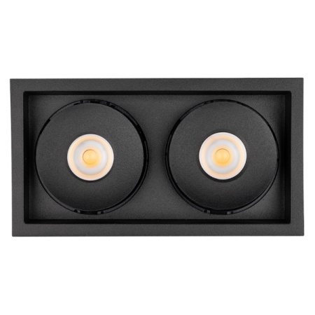 Светильник CL-SNODO-LUM-S148x80-2x9W Warm3000 (BK, 45 deg) (Arlight, IP20 Металл, 3 года)