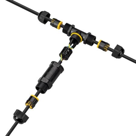 Коннектор NEO-GERM-5pin-T-WTW (4-8mm) (Arlight, IP68) Коннектор NEO-GERM-5pin-T-WTW (4-8mm) (Arlight, IP68)