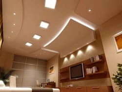 Точечные светильники для гипсокартонных потолков Точечные светильники для гипсокартонных потолков