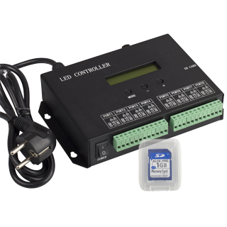Контроллер HX-803SA DMX (8192 pix, 220V, SD-карта) (Arlight, -)
