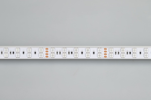 Лента RT 2-5000 36V RGB 2X2 (5060, 600 LED, LUX) (Arlight, 26 Вт/м, IP20)